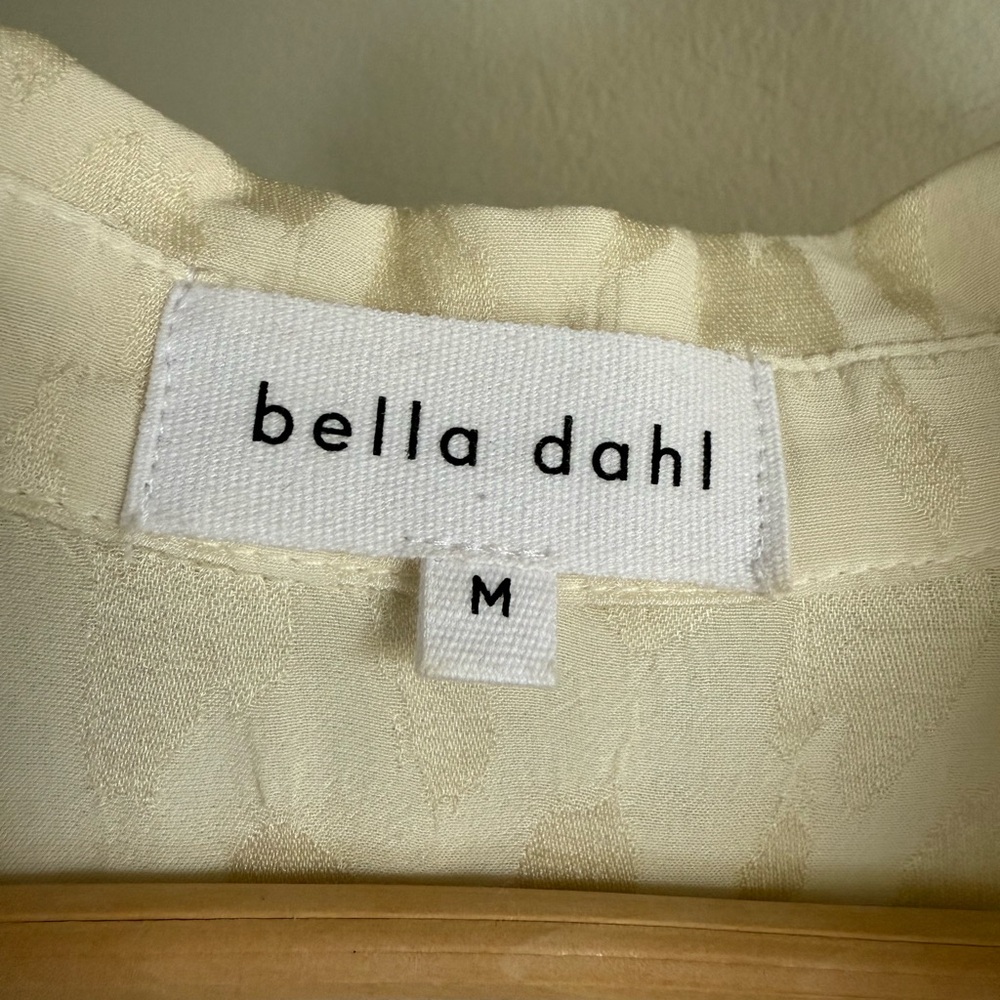 Bella Dahl Split Back Button Down Milky White Shi… - image 7